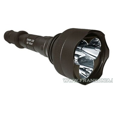 Die stärkste LED-Lampe am Markt!3x 3,5-Watt-Hoch-leistungs-LEDs werden über ein innovatives Reflektorsystem zu einem kraftvollen, weitreichenden Lichtstrahl gebündelt. Der integrierte Lithium-Ionen-Akku kann im Netz (100/240V) oder Kfz (12V) geladen werden. Oliv-Grau eloxiertes...